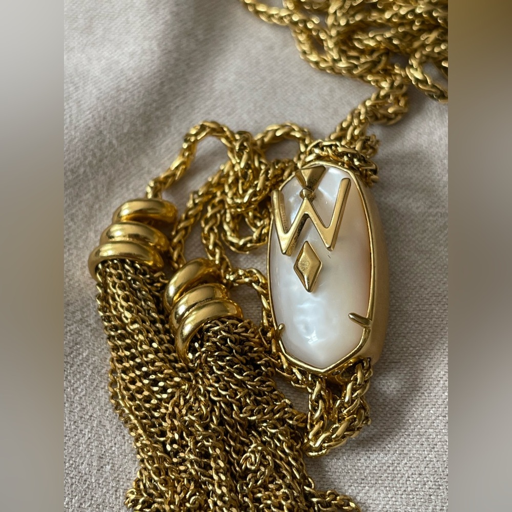 Wrangler x Yellow Rose by Kendra Scott Vintage Gold Bolo Necklace
